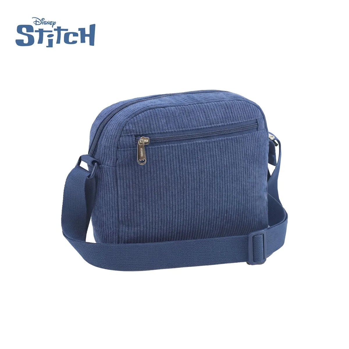 Cartera Mujer LSYD Bandolera Corderoy Azul 22 x 20 x 10 cm