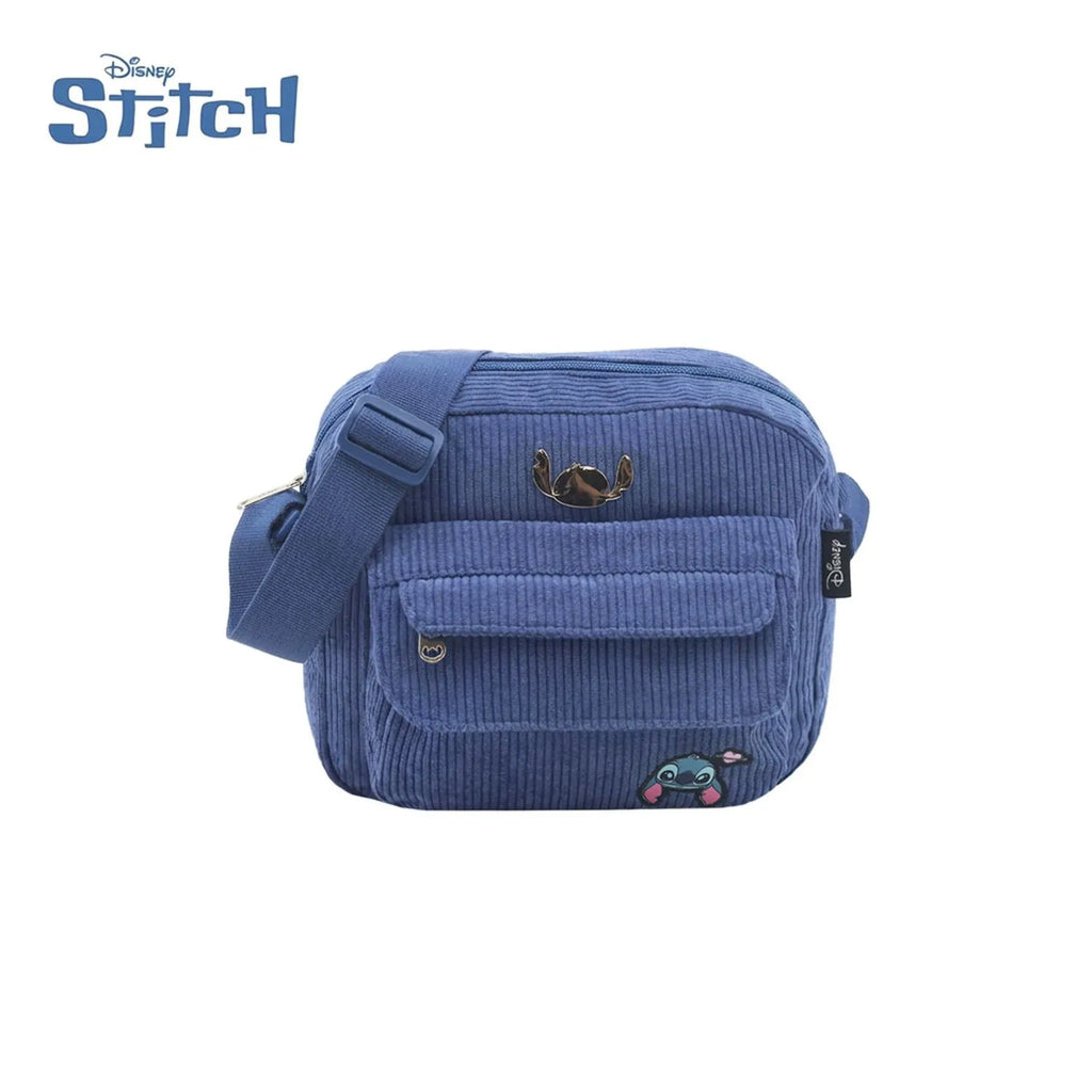 Cartera Mujer LSYD Bandolera Corderoy Azul 22 x 20 x 10 cm