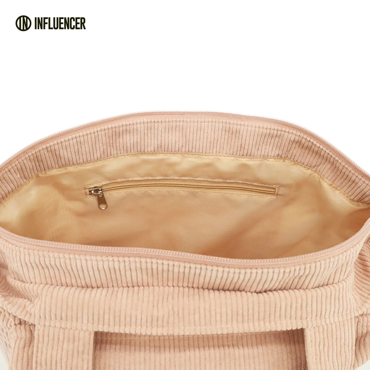 Cartera Mujer Influencer Corderoy Rosa 39 x 28 x 9 cm