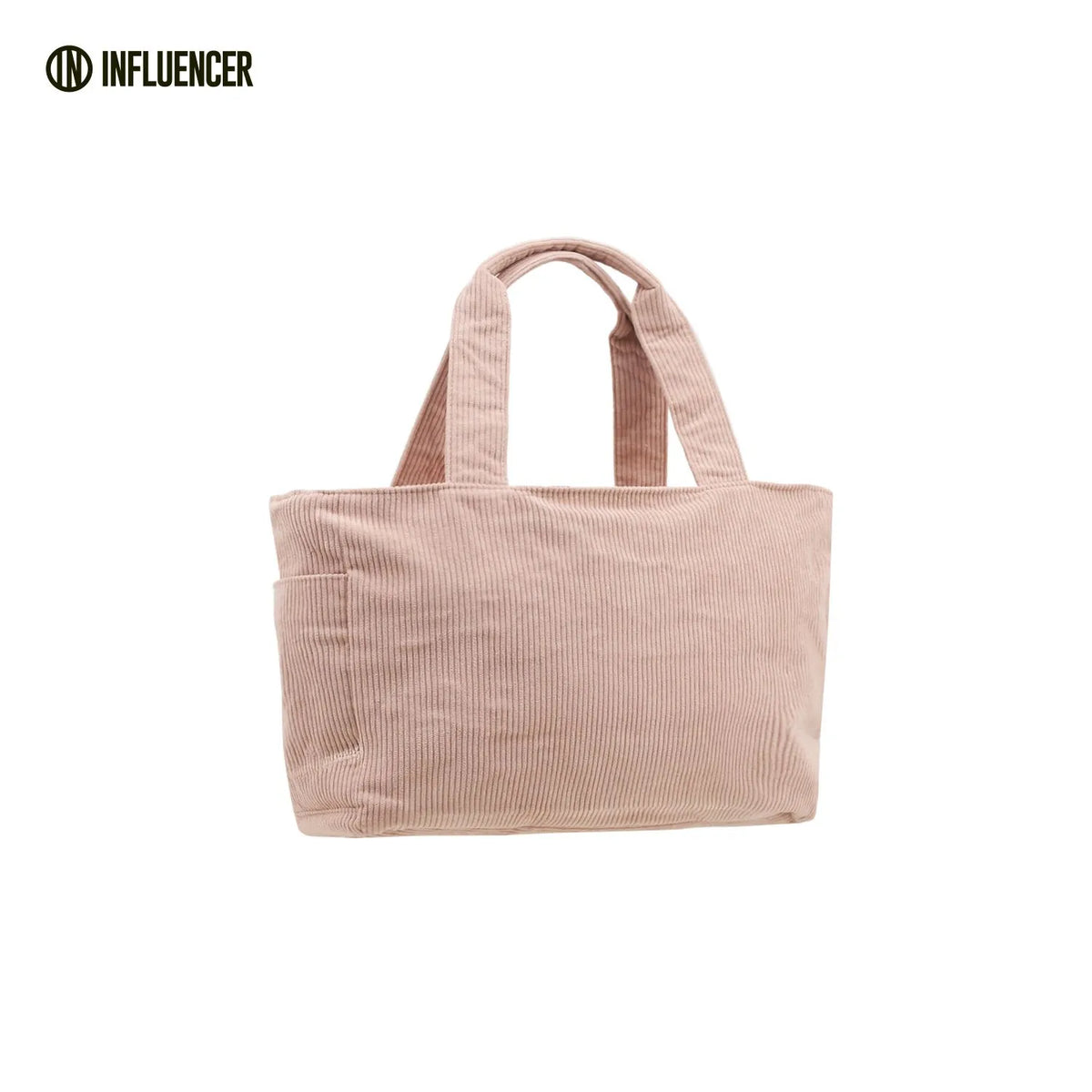 Cartera Mujer Influencer Corderoy Rosa 39 x 28 x 9 cm