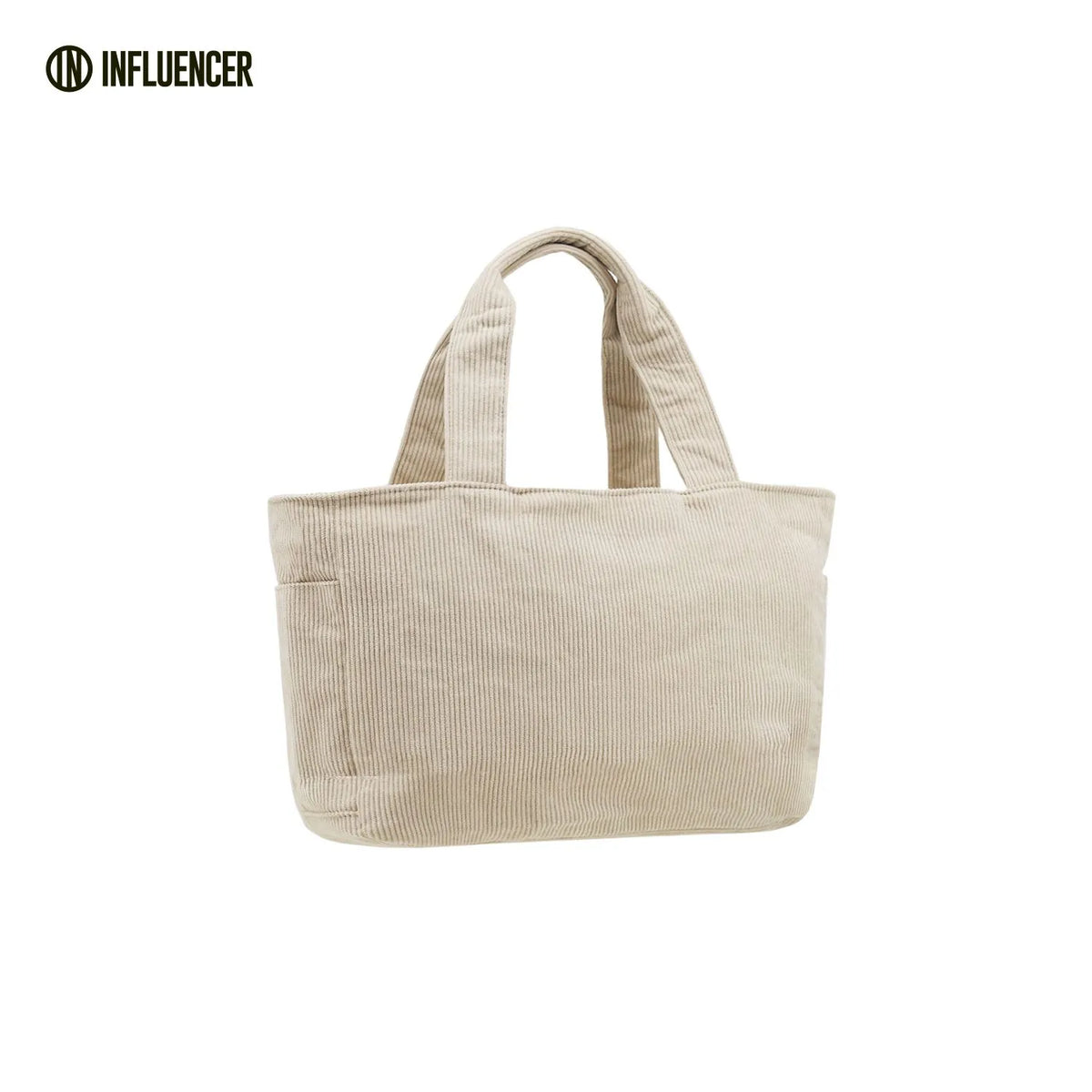 Cartera LSYD Influencer Corderoy Beige 39 x 28 x 9 cm