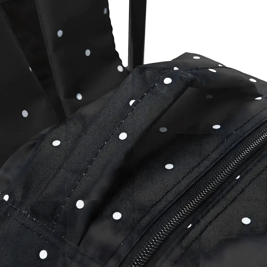Mochila con Carro Goodpak Lunares de 17 Pulgadas