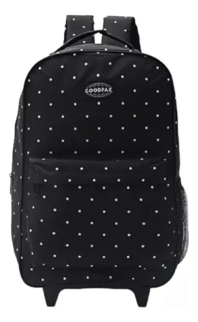 Mochila con Carro Goodpak Lunares de 17 Pulgadas