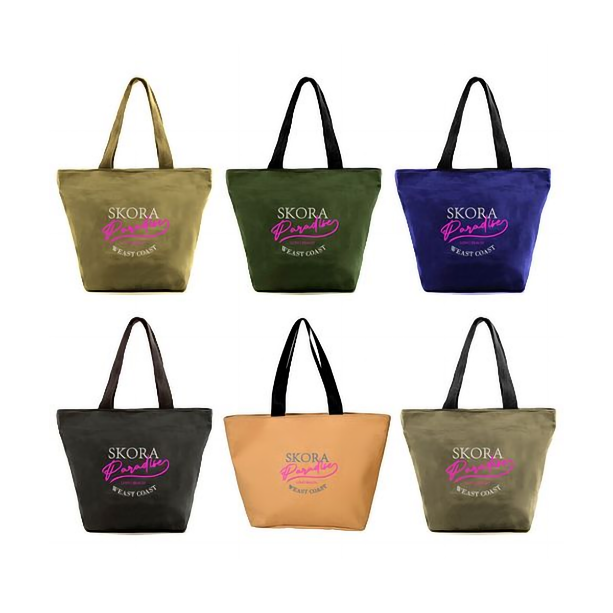Bolso con Estampa Paradise 45 x 33 x 14 cm