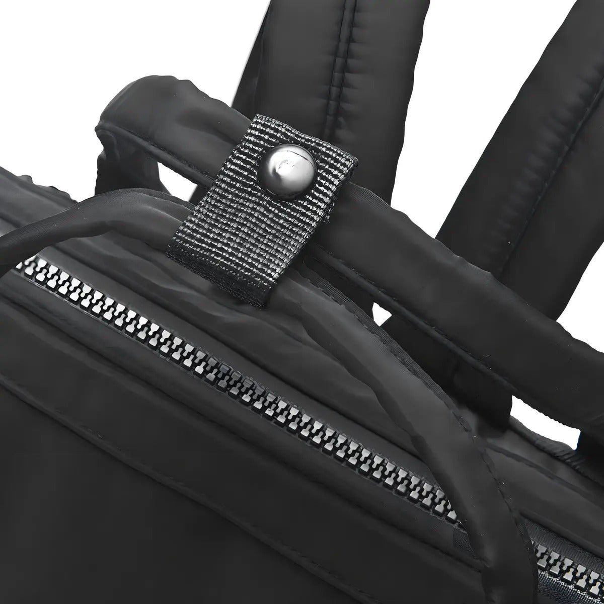Mochila Skora Boca de Pez Eve Nylon Negra 40 x 25 x 18 cm