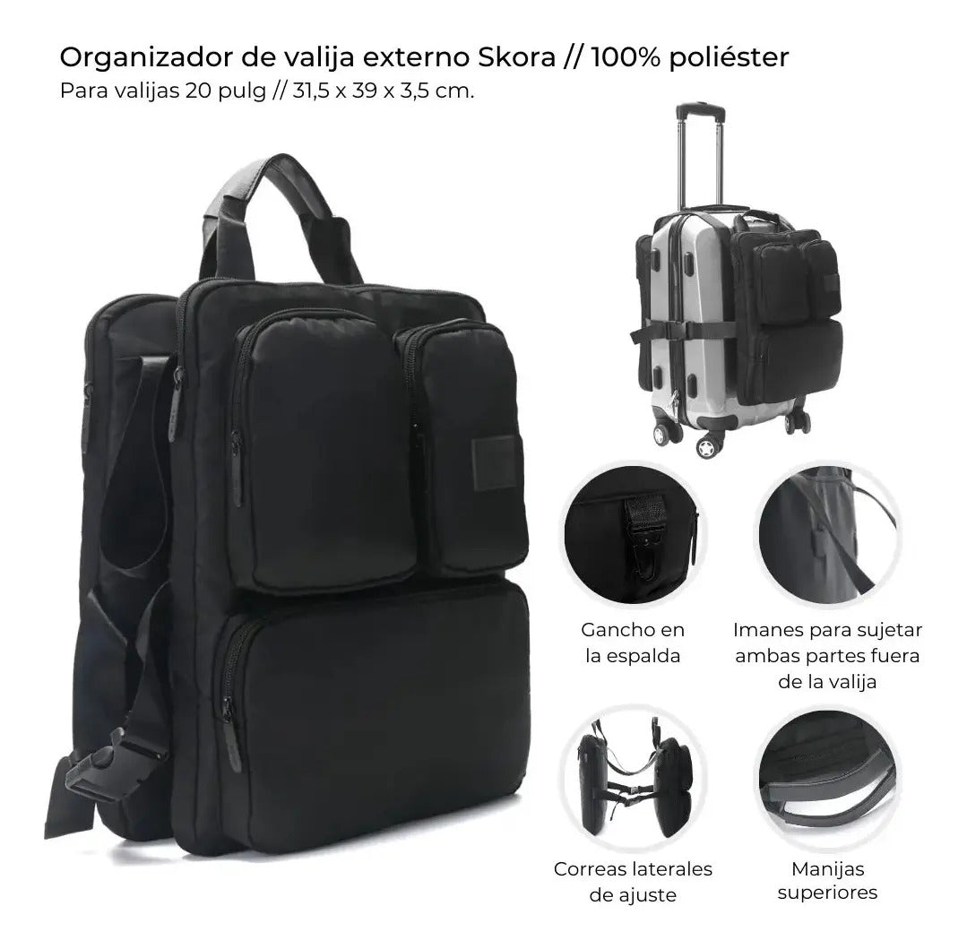 Organizador Skora  para Valijas 20 Pulg 31.5 x 39 x 35 cm