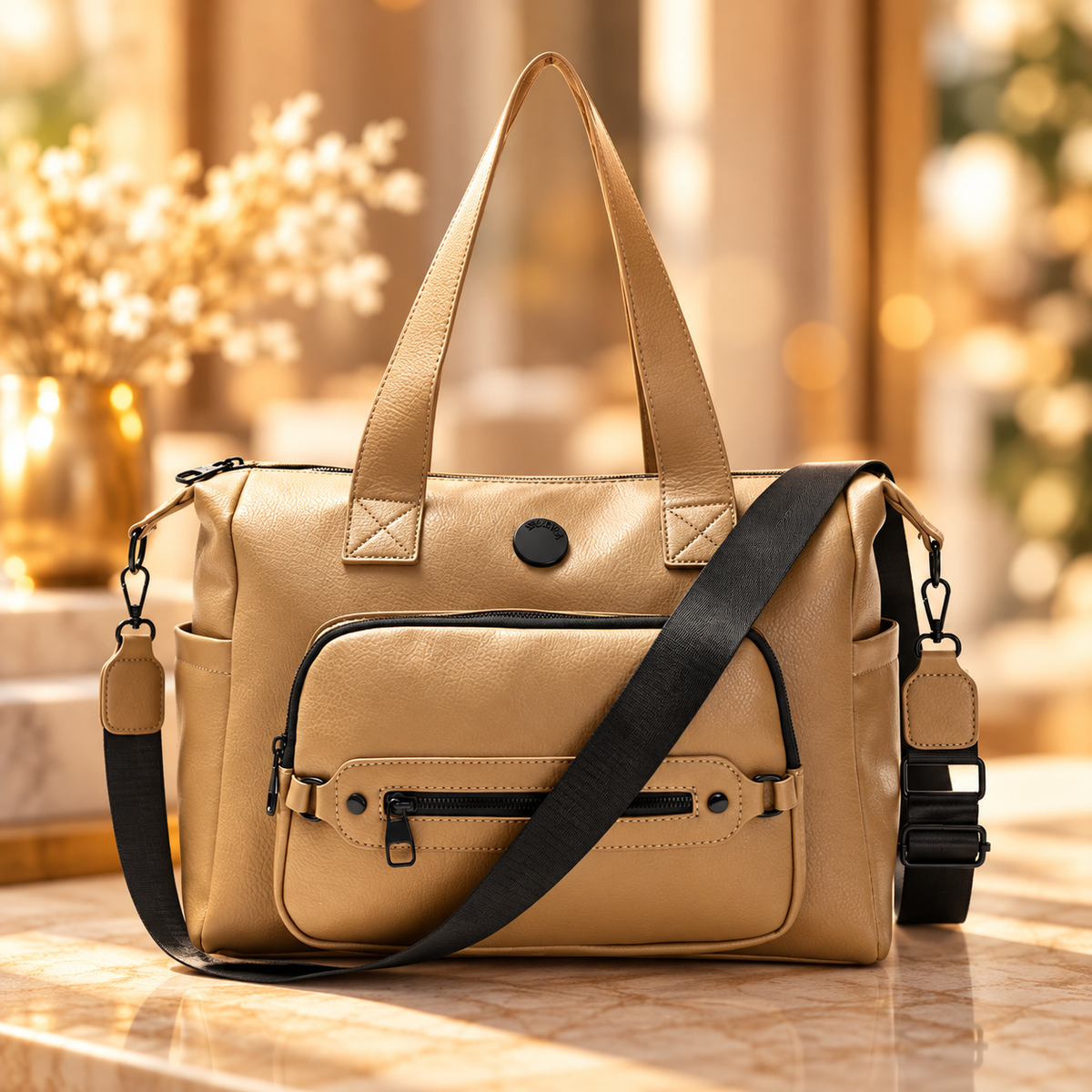 Cartera Bere Bowling Marrón Skora 36 x 23 x 11 cm