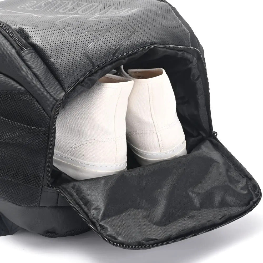 Mochila Wanderlust Paletero Padel con Zapatero y Portanotebook Impermeable Negra