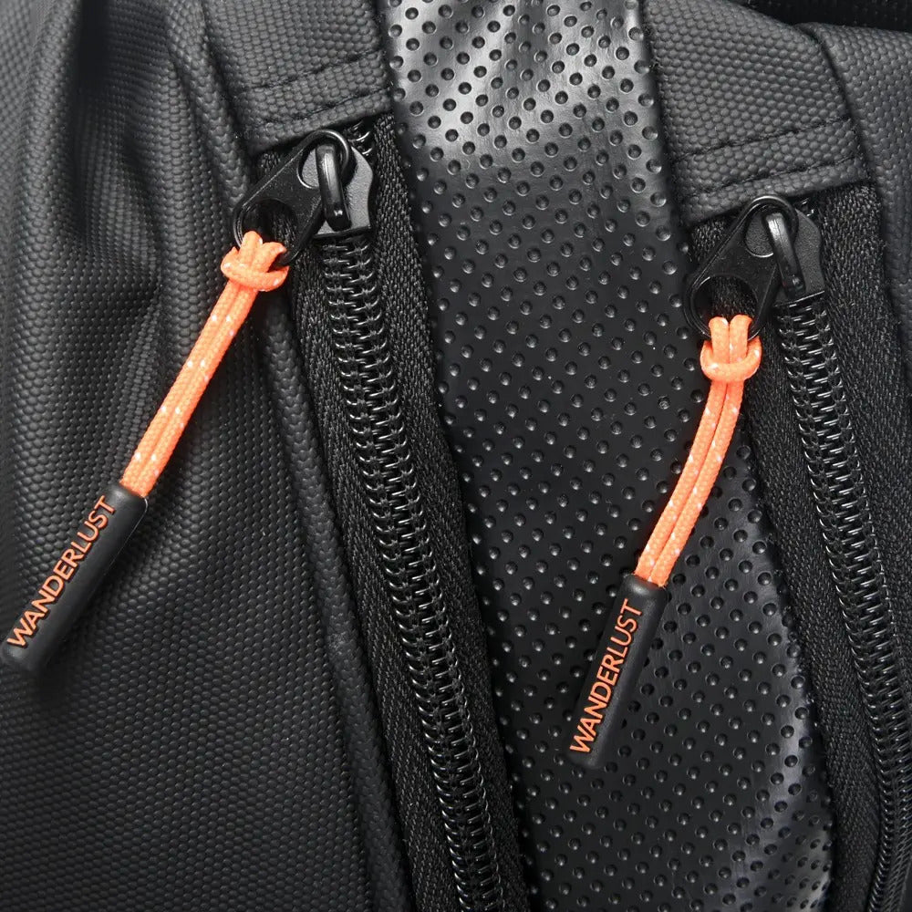 Mochila Wanderlust Paletero Padel Impermeable Negra 46 x 32 x 30 cm