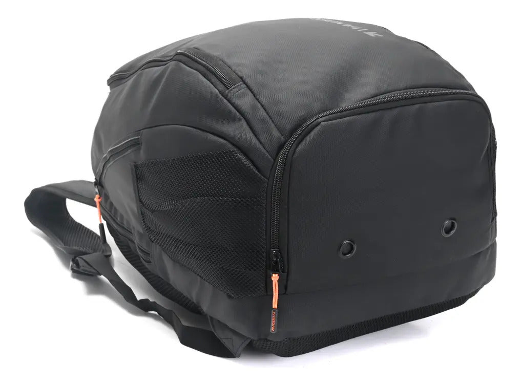 Mochila Paletero Padel con Zapatero y Portanotebook Impermeable CM Wand Negra