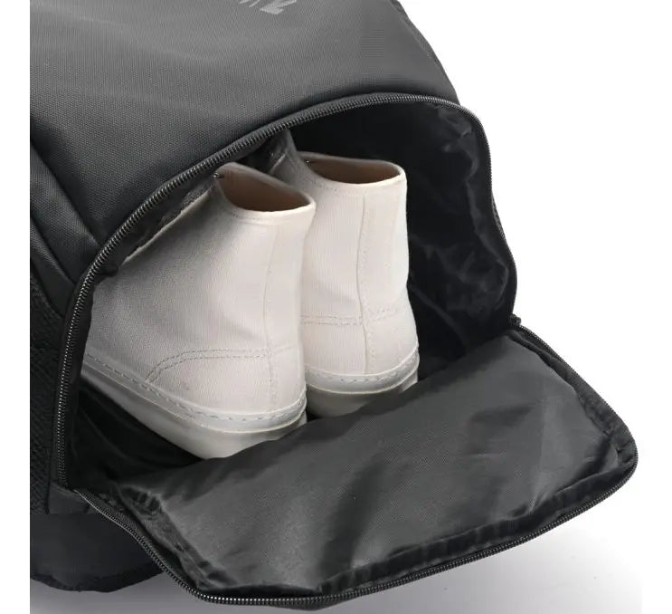 Mochila Paletero Padel con Zapatero y Portanotebook Impermeable CM Wand Negra