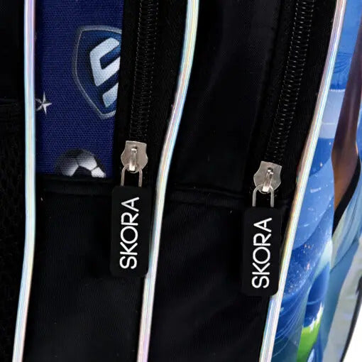 Set Mochila con Lunchera y Cartuchera Skora Futbol Camiseta de 16 Pulgadas