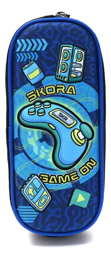 Set Mochila con Lunchera y Cartuchera Skora Game ON de 16 Pulgadas en Caja