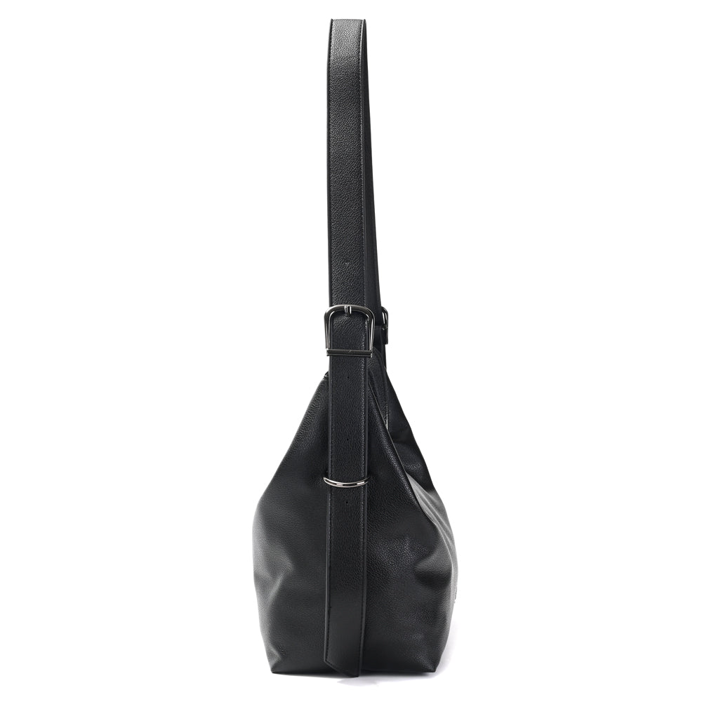 Cartera Skora Alvear Ecocuero Negra 23 x 25 x 12 cm