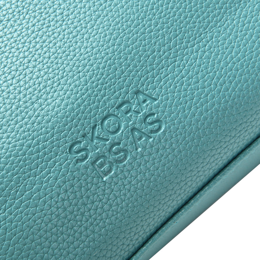 Cartera Skora Bandolera Ecocuero Celeste 29 x 27 x 6 cm Soho