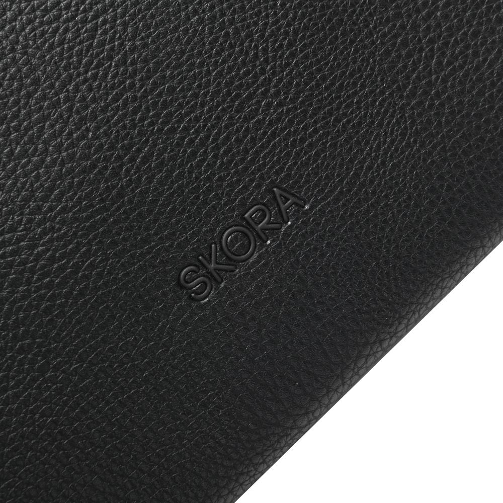 Cartera Skora Hobo Carranza Ecocuero Negra 35 x 30 x 13 cm