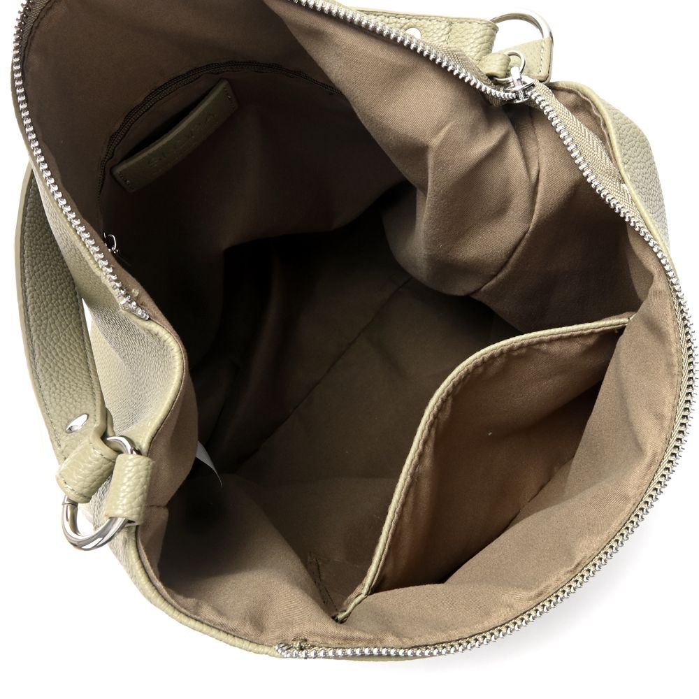 Cartera Skora Hobo Carranza Salvia Ecocuero 35 x 30 x 13 cm