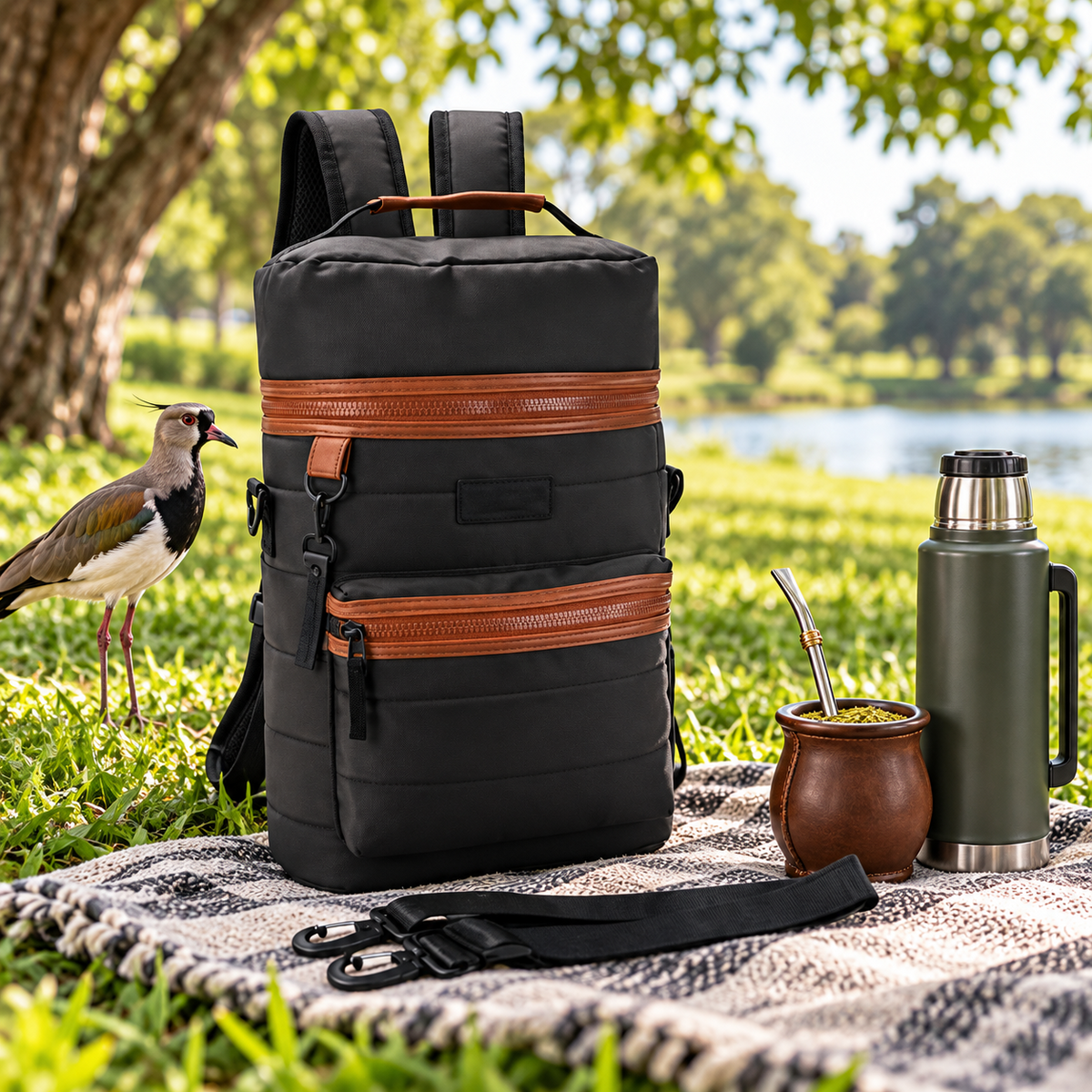 Mochila Wanderlust Matera  Urban Negra
