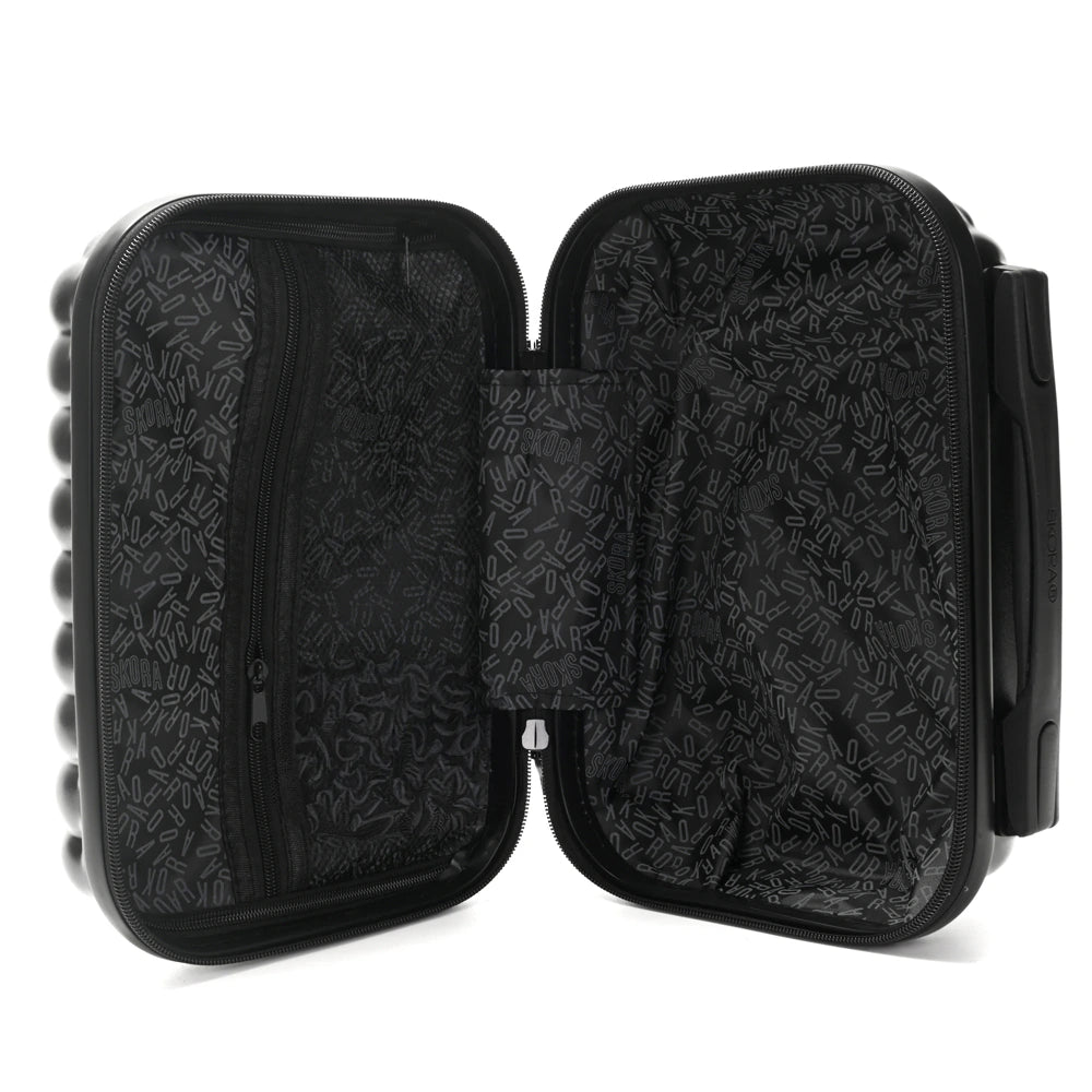 Set Skora Valija 20 Pulg Negro 24.5 x 31 x 45 cm + Beauty