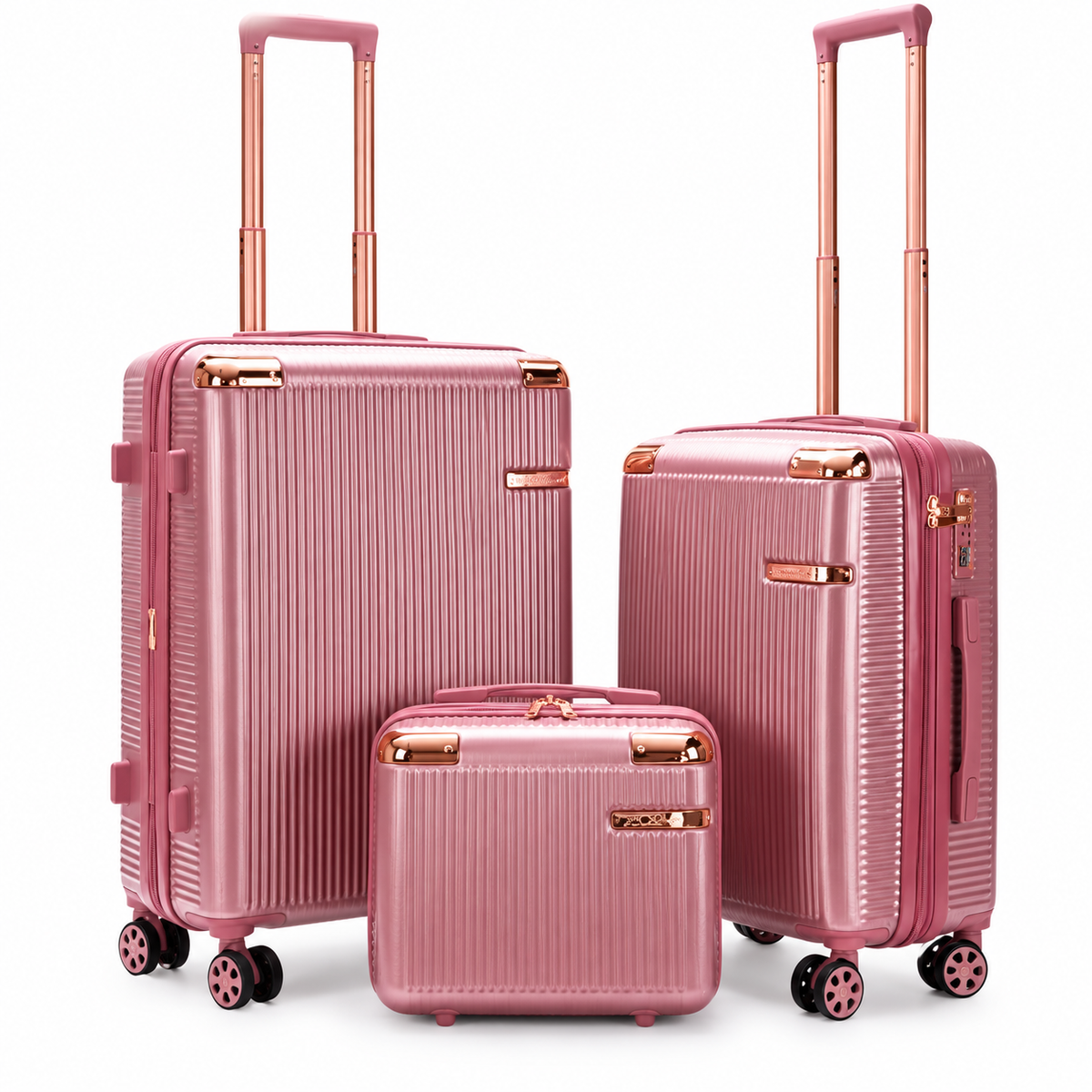 Set Valijas Skora 20 - 24 Pulgadas +Beauty Case ABS