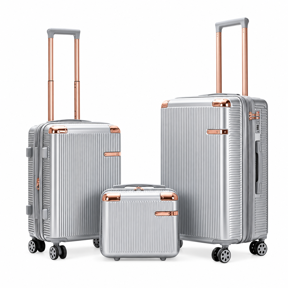 Set Valijas Skora 20 - 24 Pulgadas + Beauty Case ABS