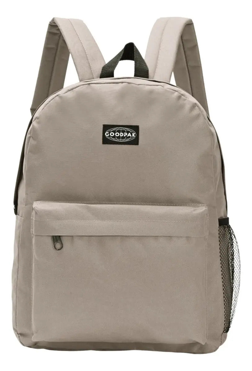 Mochila Espalda Lisa Goodpak de 17 Pulgadas Kaki