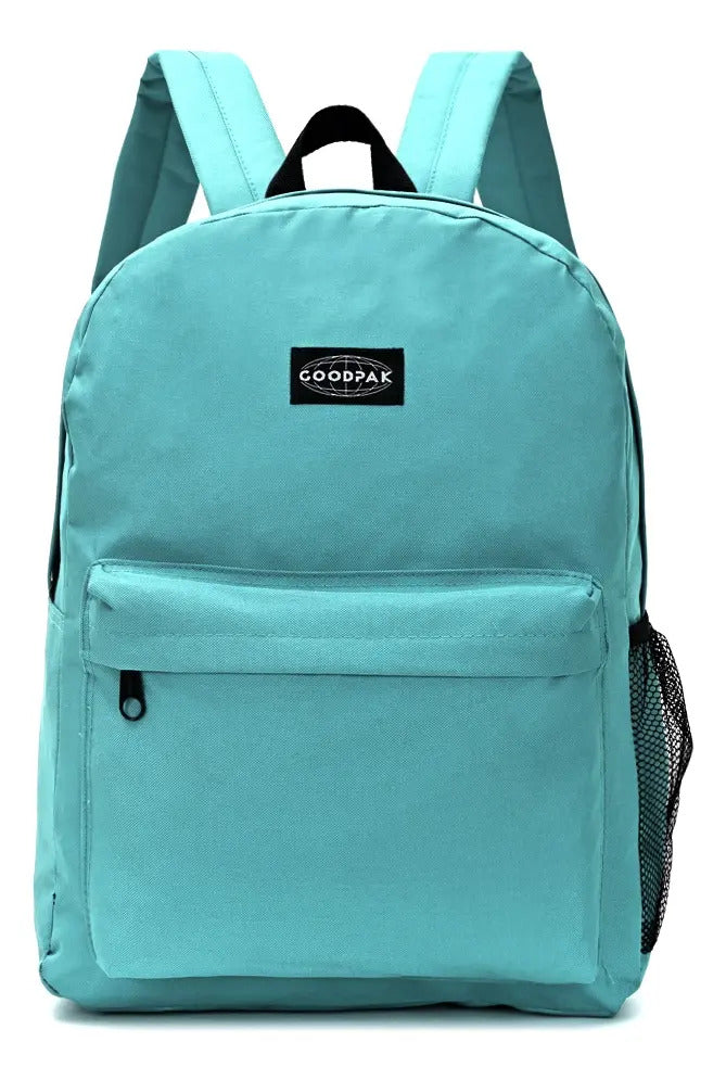 Mochila Goodpak Espalda Lisa Acqua de 17 Pulgadas