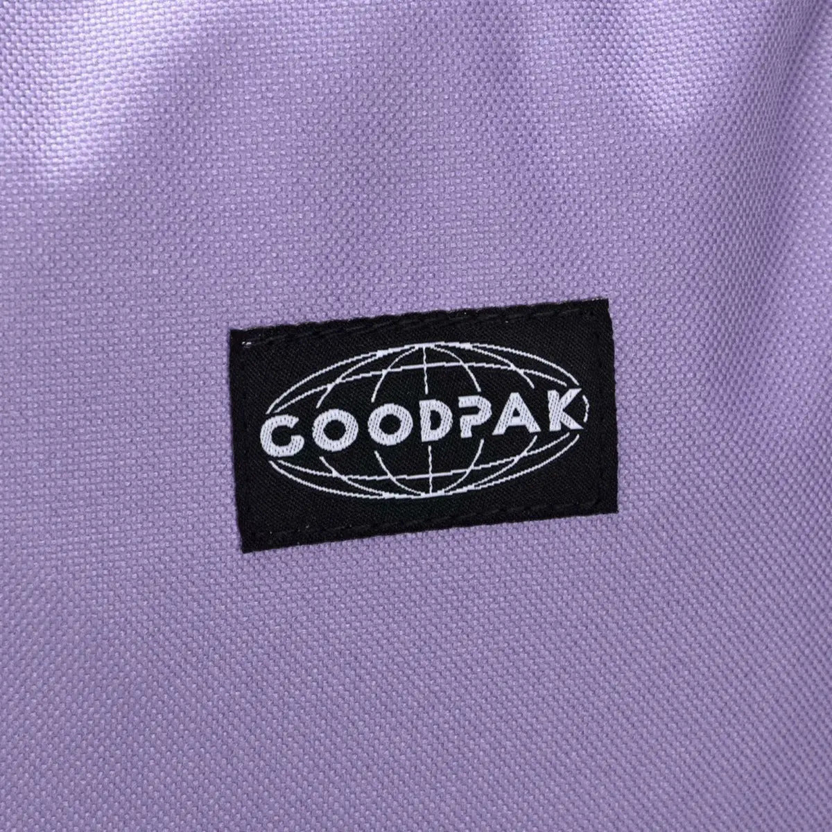 Mochila Goodpak Espalda Lisa con Cierre Contra Tono de 17 Pulgadas Lila