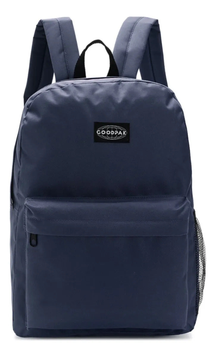 Mochila Espalda Lisa Goodpak de 17 Pulgadas Azul