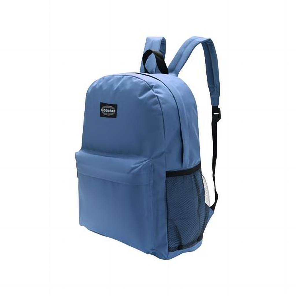 Mochila Goodpak Espalda Lisa Indigo de 17 Pulgadas Azul