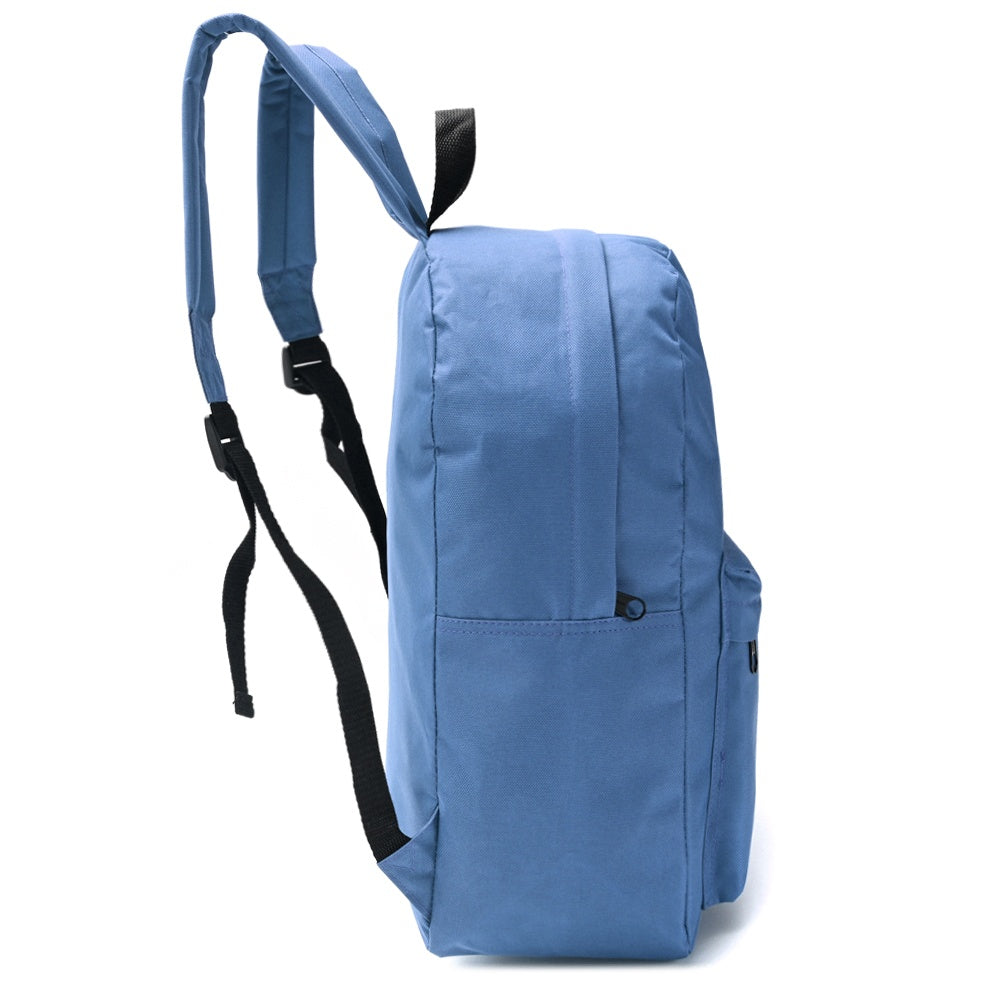 Mochila Goodpak Espalda Lisa Indigo de 17 Pulgadas Azul