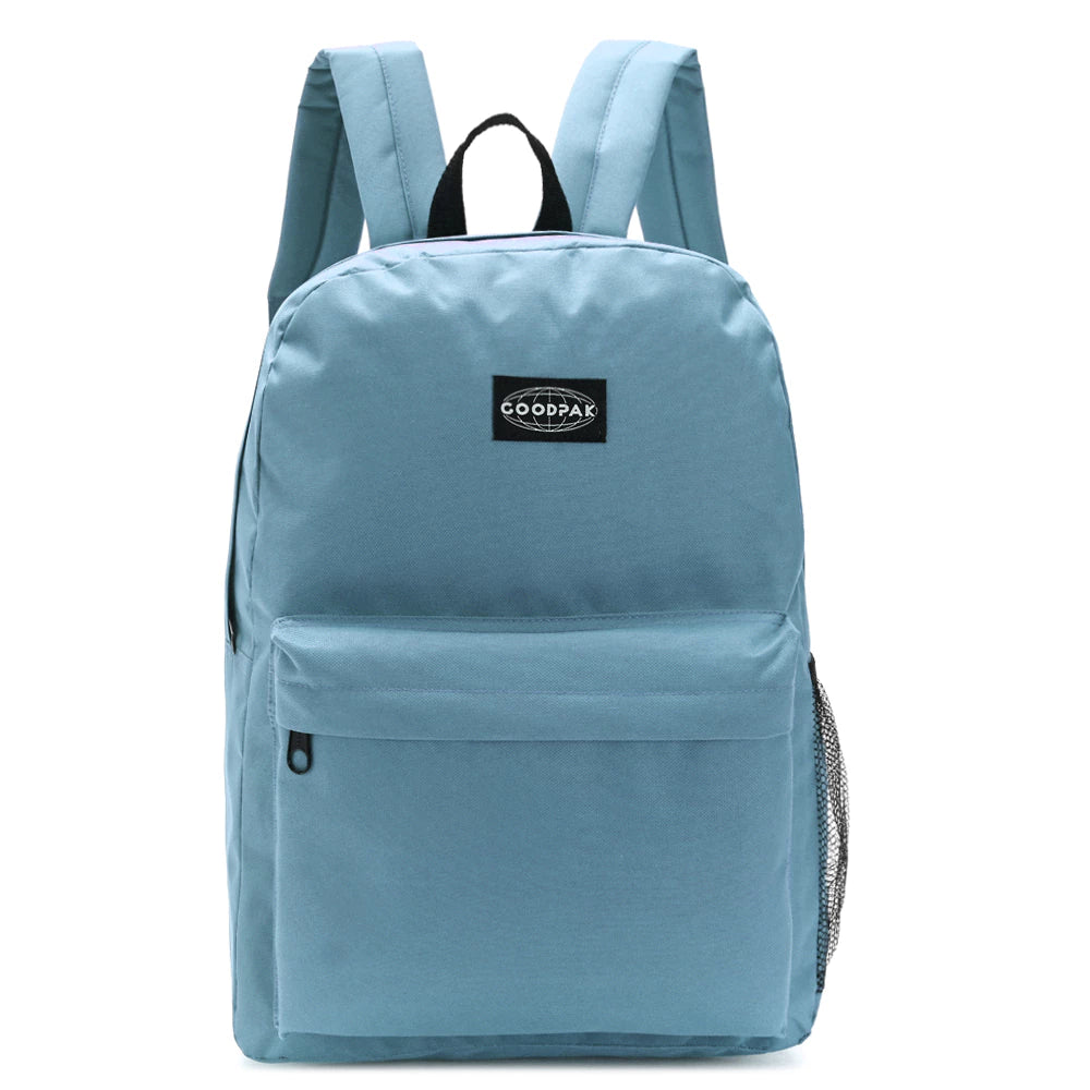 Mochila Espalda Goodpak de 17 Pulgadas Celeste Pastel