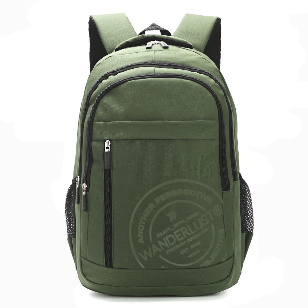 Mochila Wanderlust Espalda Portanotebook Urban Mode de 19 Pulgadas Verde Militar