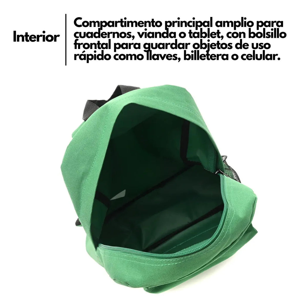 Mochila Espalda Goodpak de 12 Pulgadas Verde