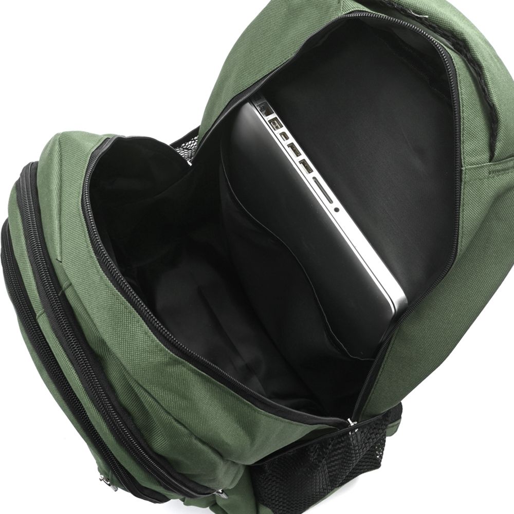 Mochila Wanderlust Urban Mode con Portanotebook de 19 Pulgadas Verde Militar