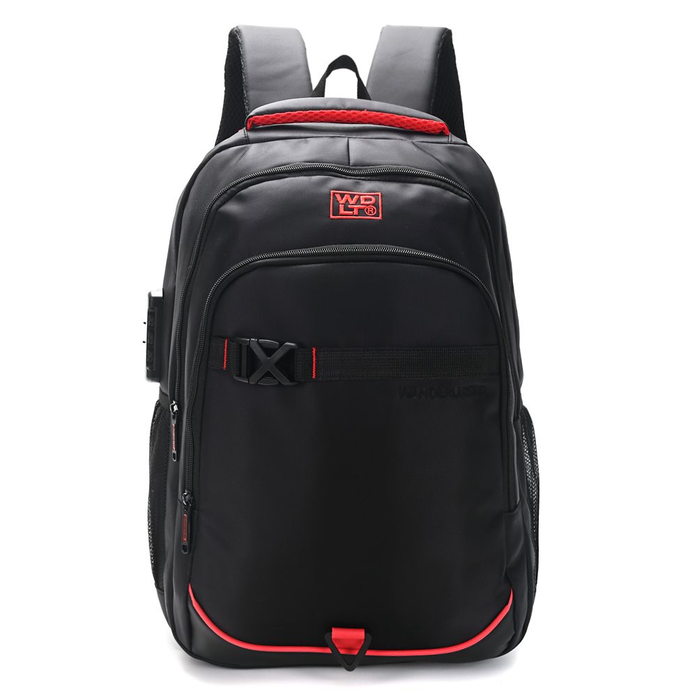 Mochila Wanderlust Portanotebook con Candado de 18.5 Pulgadas Negra