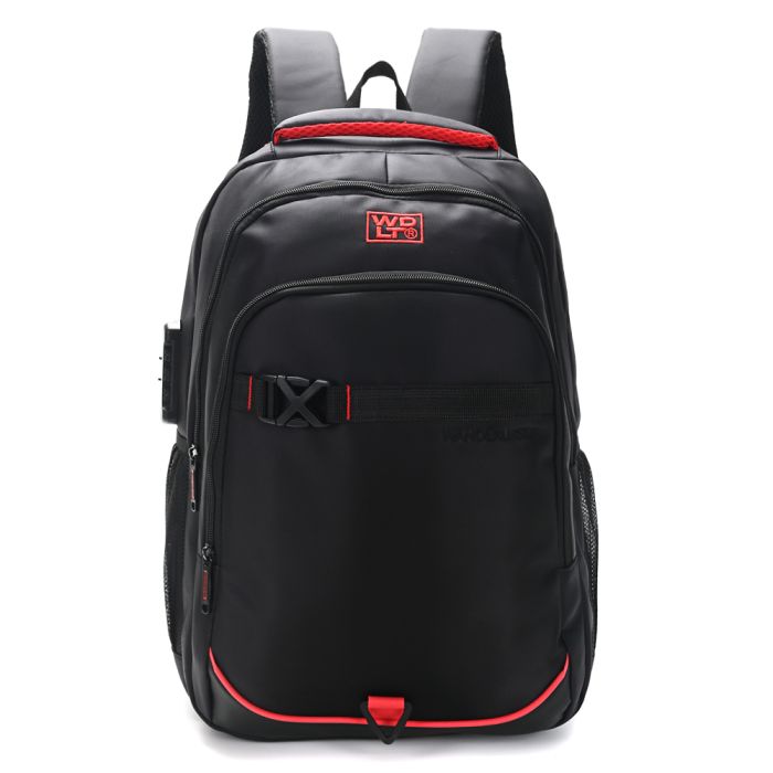 Mochila Wanderlust Portanotebook con Candado de 18.5 Pulgadas Negra
