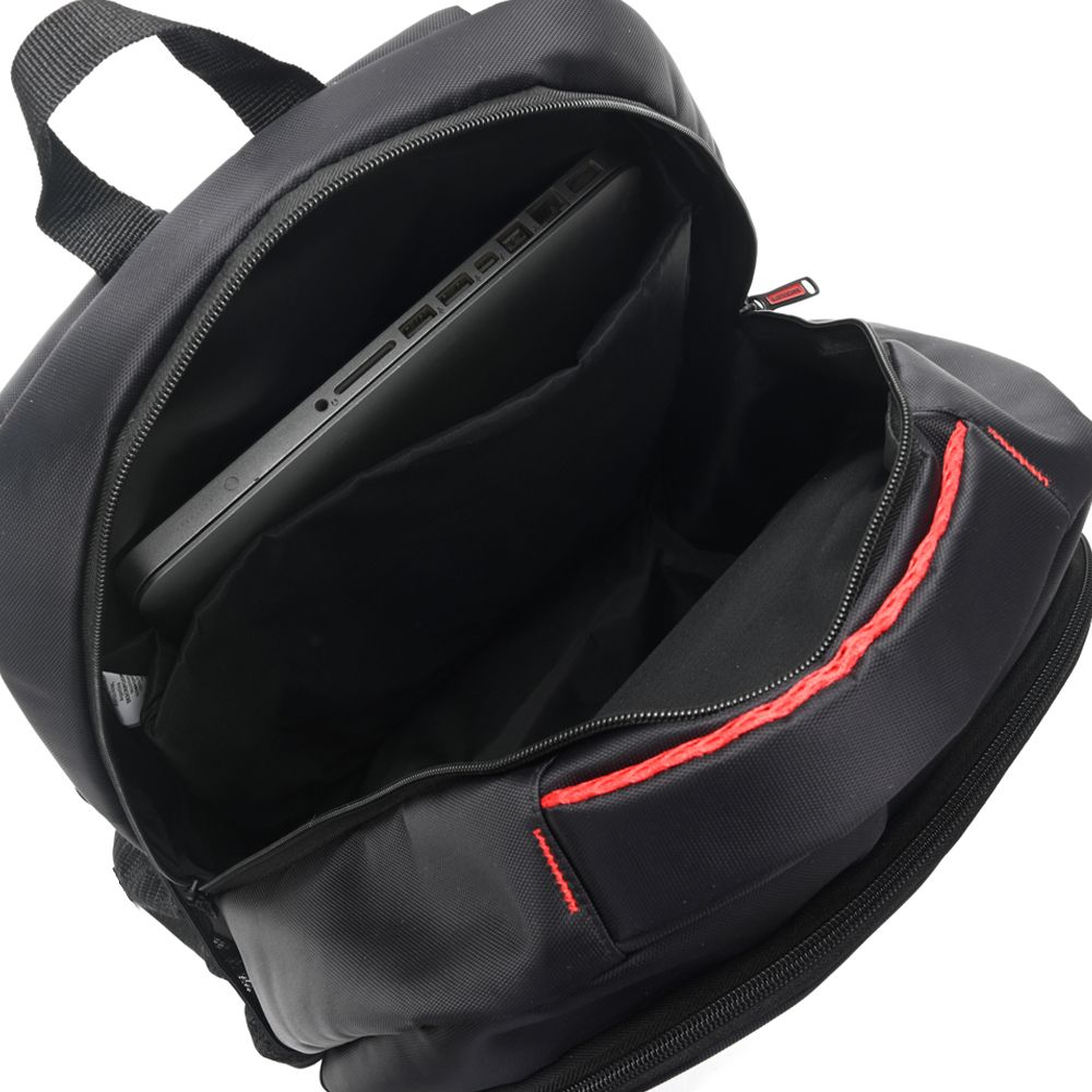 Mochila Wanderlust Portanotebook con Candado Urban Negra- de 18.5 Pulgadas