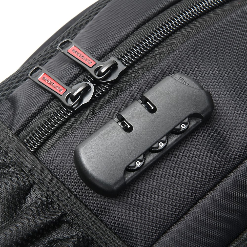 Mochila portanotebook con candado cierre reforzado WDLT