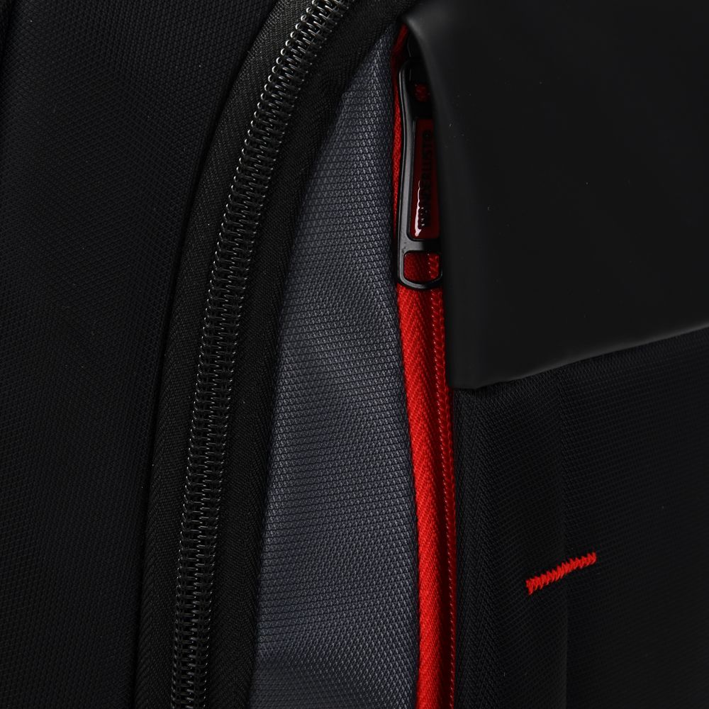 Mochila Portanotebook Wanderlust Urban Red de 18.5 Pulgadas Negra