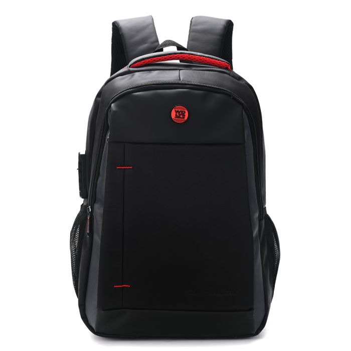 Mochila Wanderlust Portanotebook con Candado de 18.5 Pulgadas Negra