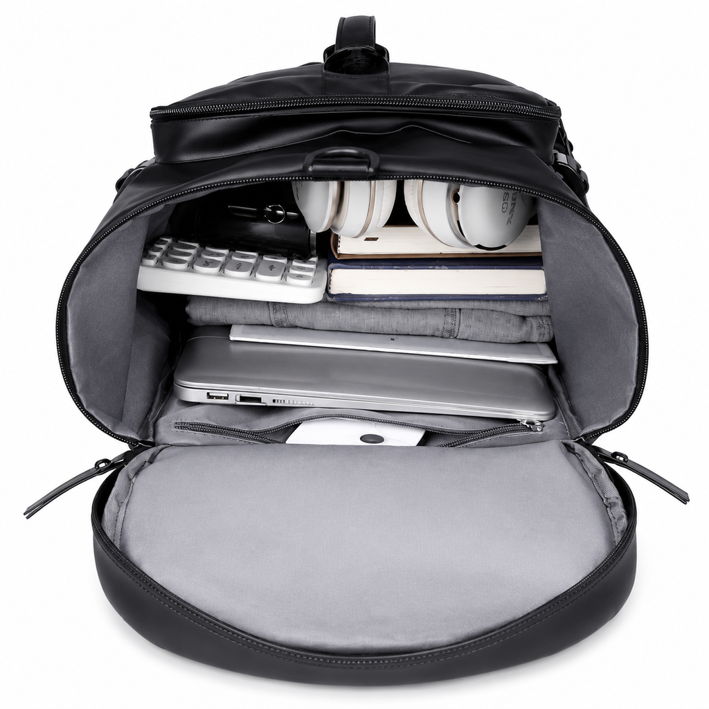Mochila Bolso Viaje Impermeable Pu 2 En 1 Grande 29 Litros