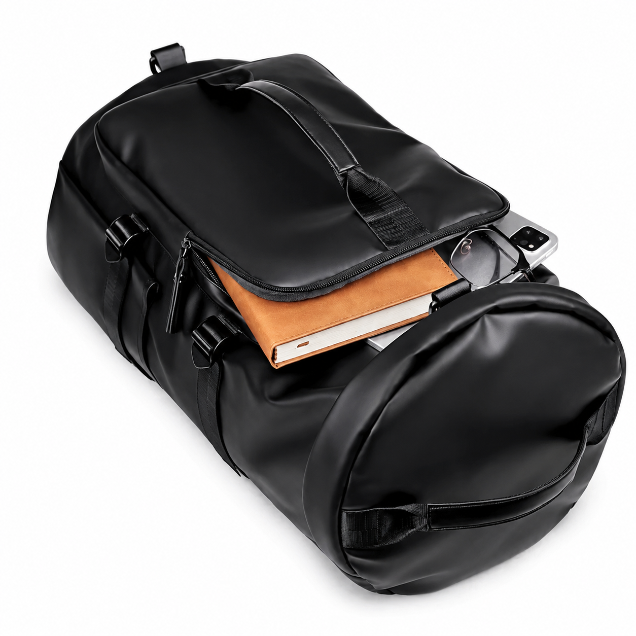 Mochila Bolso Viaje Impermeable Pu 2 En 1 Grande 29 Litros