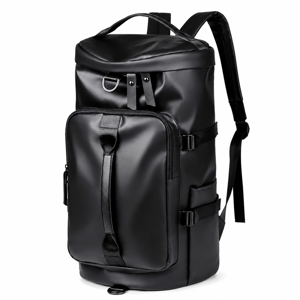 Mochila Bolso Viaje Impermeable Pu 2 En 1 Grande 29 Litros