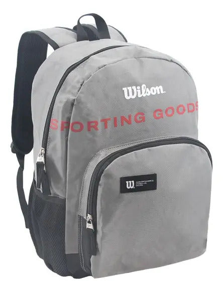 Mochila Wilson Espalda Urban Street de 16 Pulgadas Gris