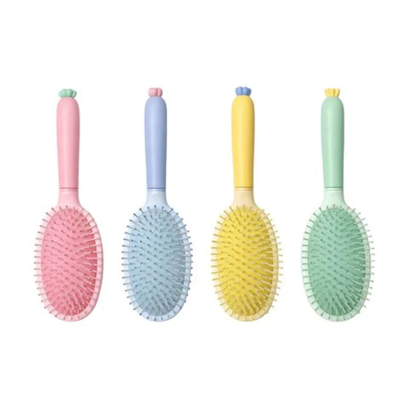 Cepillo Para El Pelo Neumatico Fruta 7 X 24 Cm Colores Surtidos