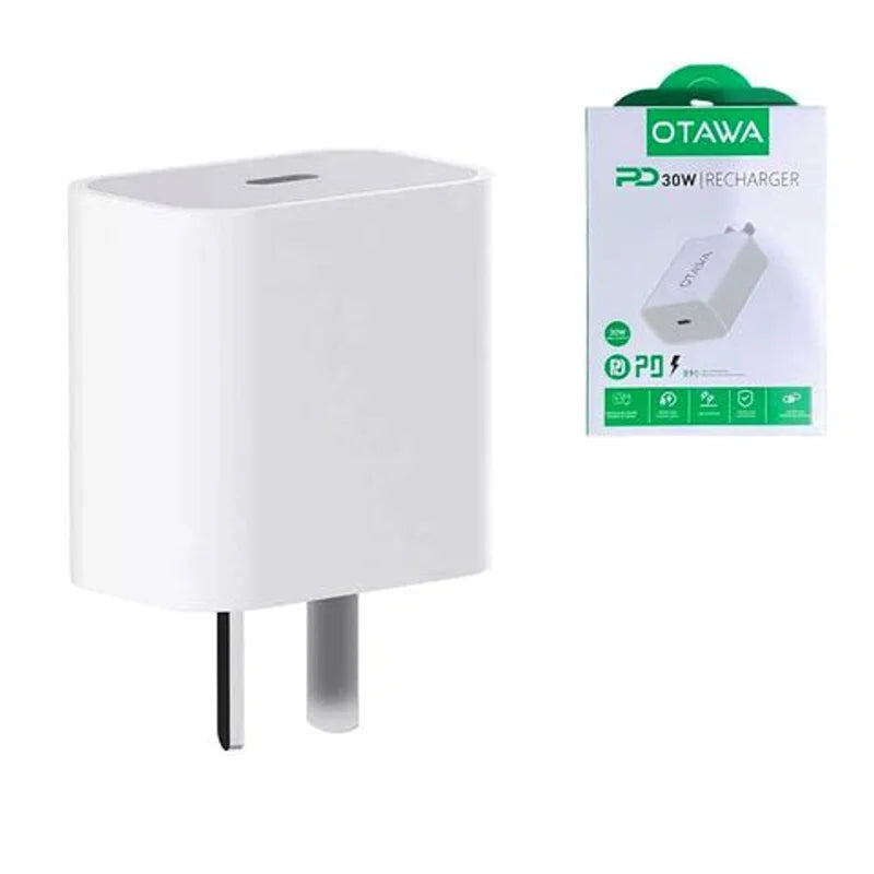 Cargador Para Celular Cabezal USB-C 30w Otawa