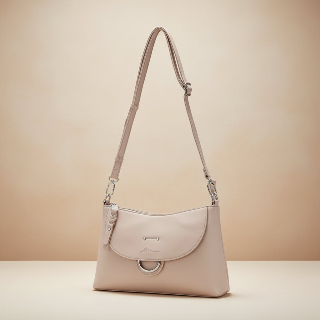 Cartera Bandolera PU Bulnes Arena 33x19x8 cm Skora - 47958