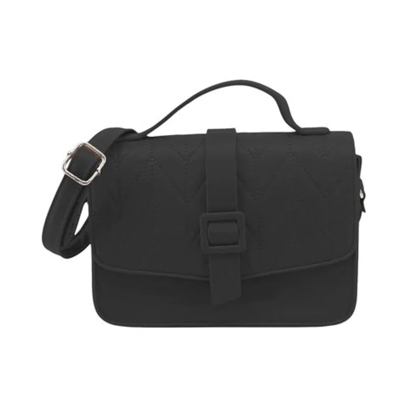 Cartera Bandolera PU Negra 22x17x8 cm Amayra - 67.0800181