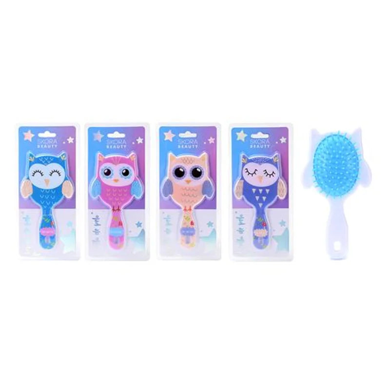 Cepillo Para El Pelo Neumatico Buho 13 Cm Modelos Surtidos Skora